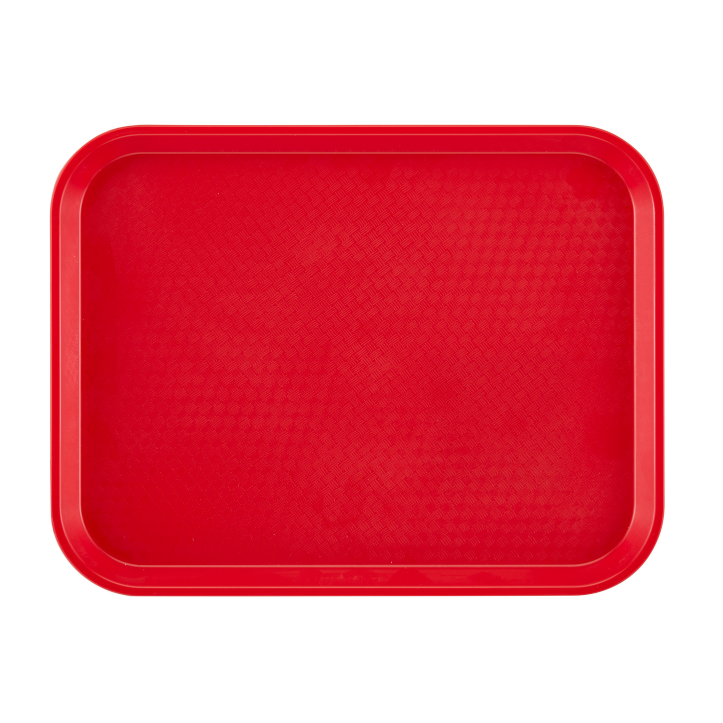 Cambro | Plateau de cafétéria rectangulaire, 10" x 14", rouge