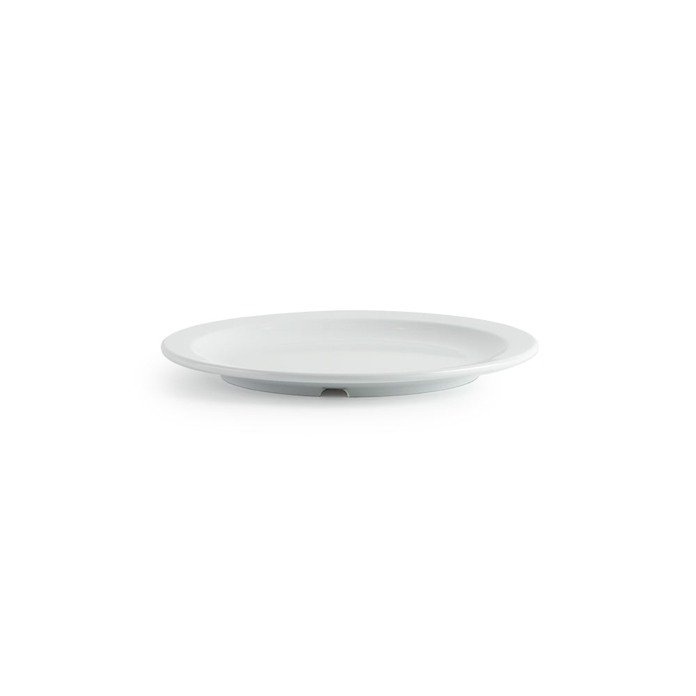Mistral | Assiette robuste MIRALYN, 10 po, mélamine blanche (paquet de 24)