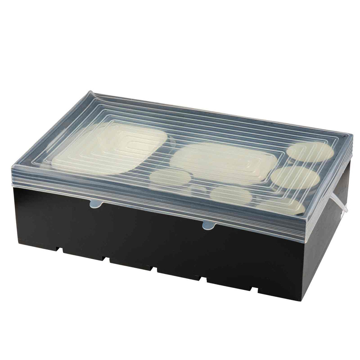 TableCraft Full Size Food Pan / Crate Cover, Translucent Silicone, FINAL SALE - 10776