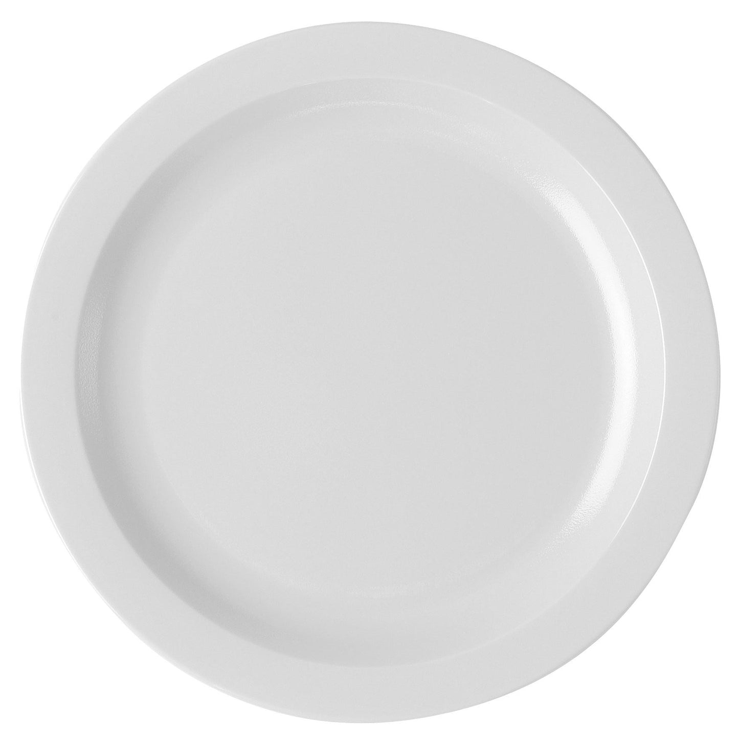 Cambro | Assiette à rebord étroit Camwear, 10", blanc