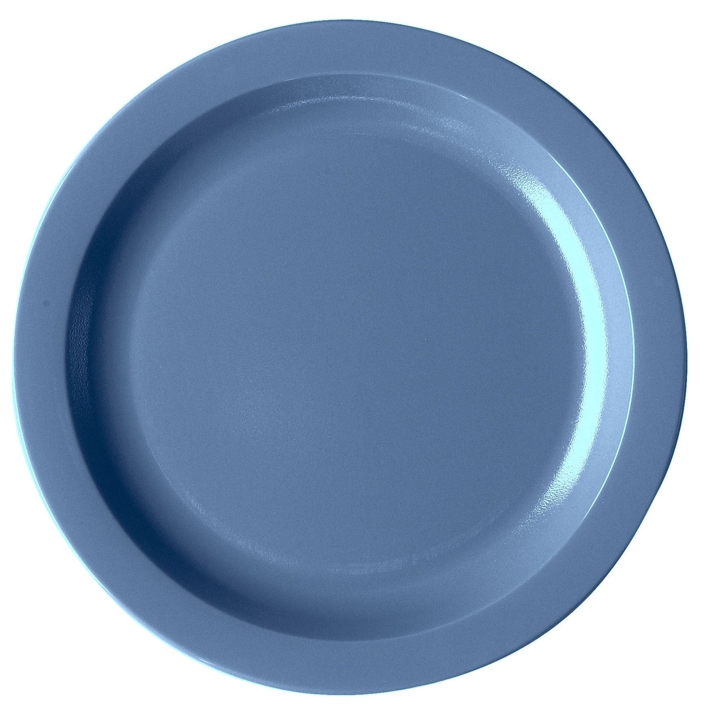 Cambro Camwear Narrow Rim Plate, 10", Blue - 10CWNR401