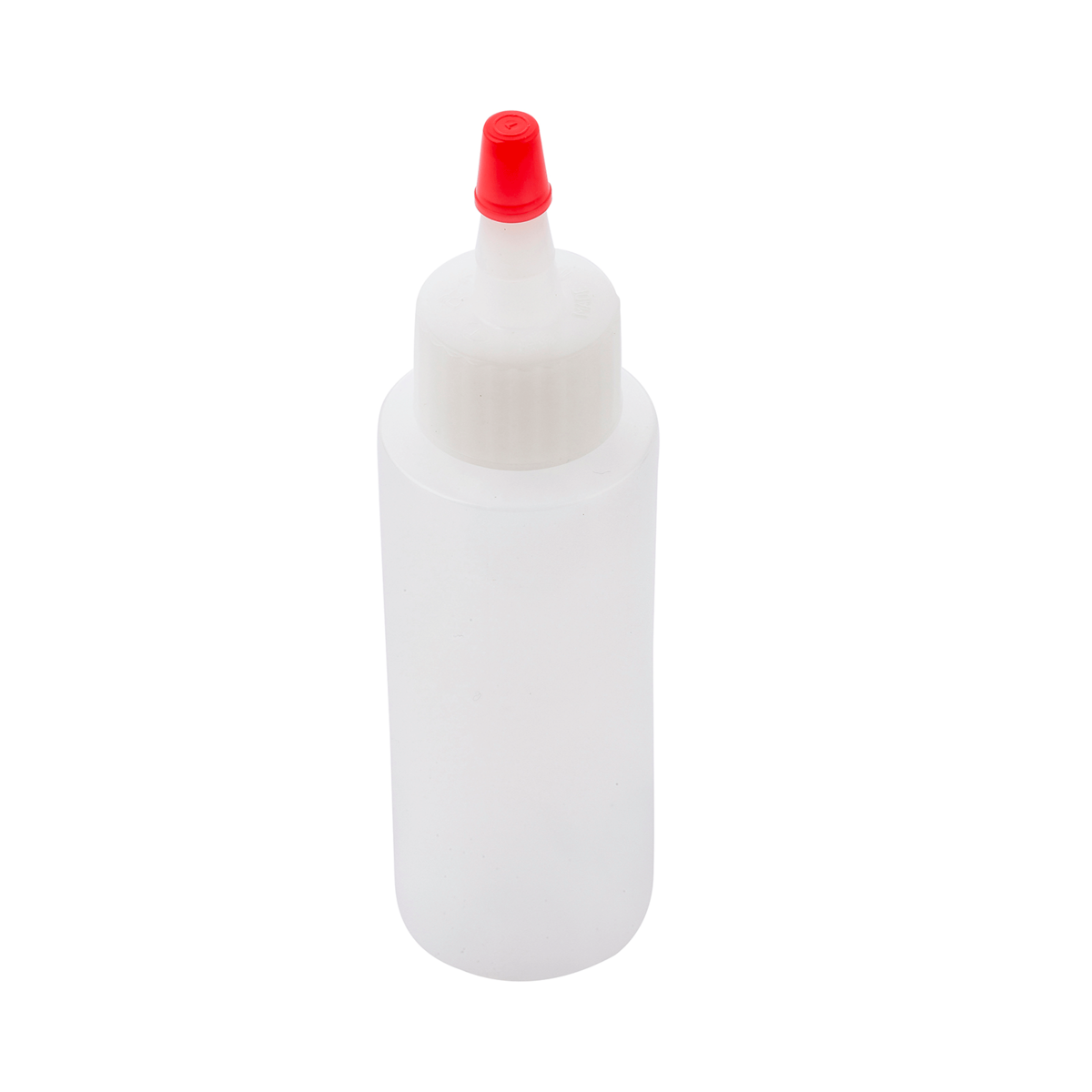 TableCraft Squeeze Bottle, 2 oz, Clear with Red Cap (24pack