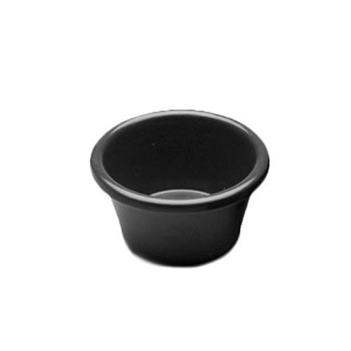 Elite Global Solutions Ramekin, 1.5 oz, Black Melamine - R15SM-B