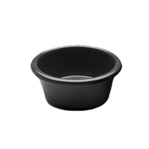 Elite Global Solutions Ramekin, 4 oz, Black Melamine - R4SM-B