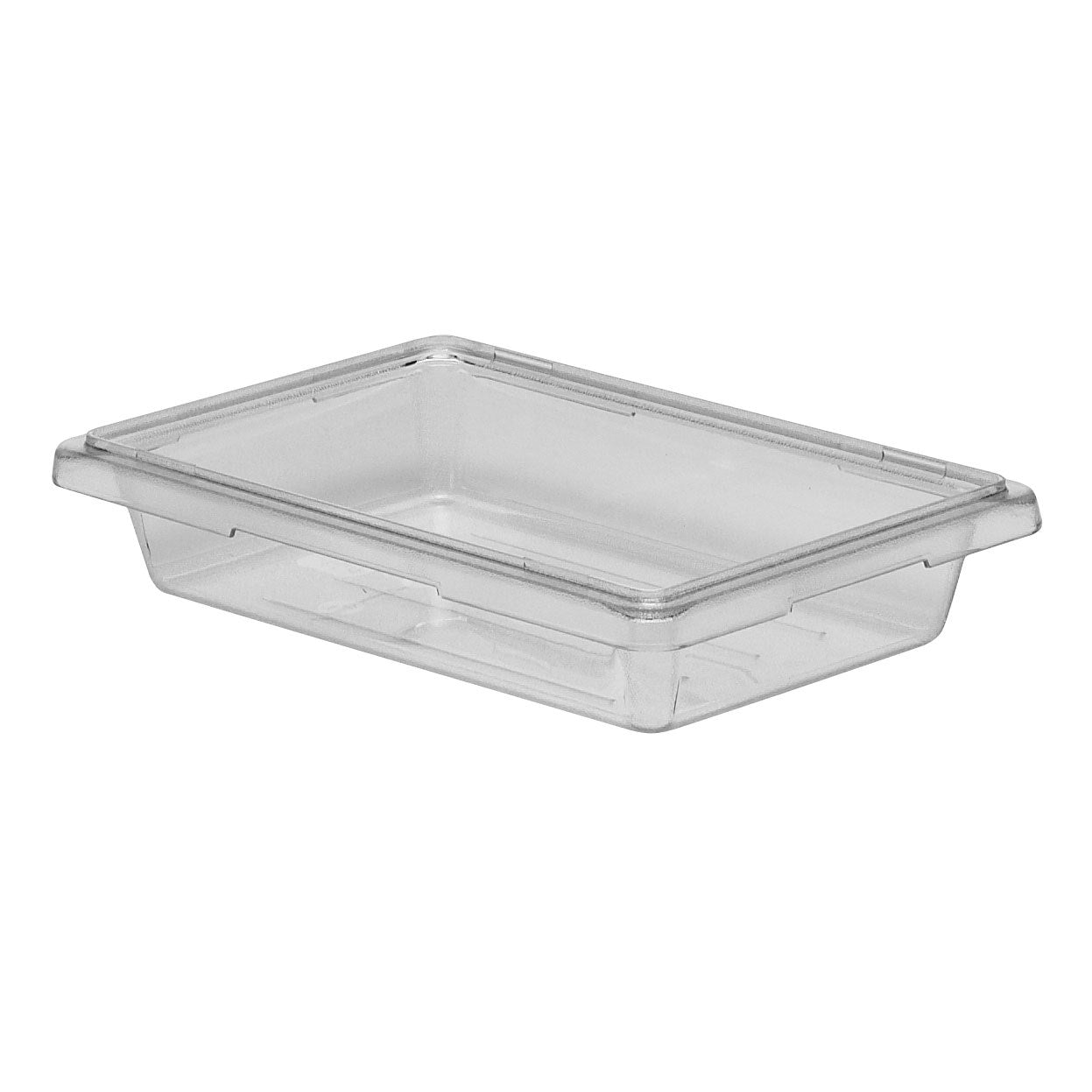 Cambro Camwear Half Size Food Storage Box, 3.5" Deep, Clear - 12183CW135