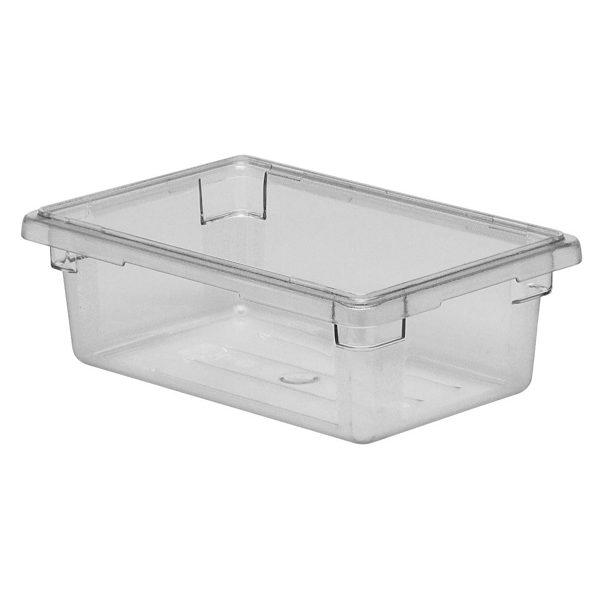 Cambro Camwear Half Size Food Storage Box, 6" Deep, Clear - 12186CW135