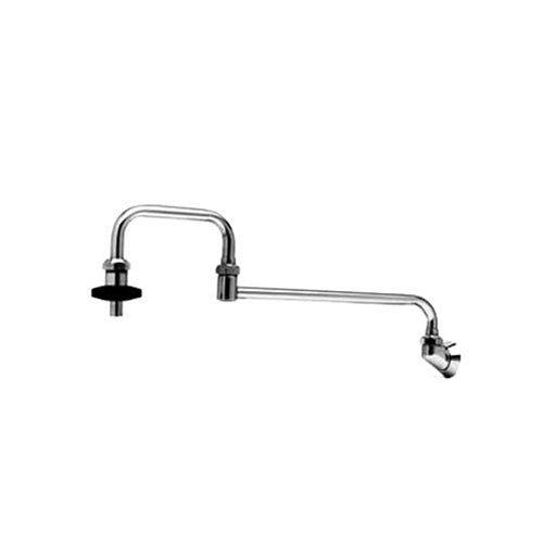 T&S Wall Mount Pot Filler Faucet, Double Jointed Swing Nozzle, 18" - B-0580