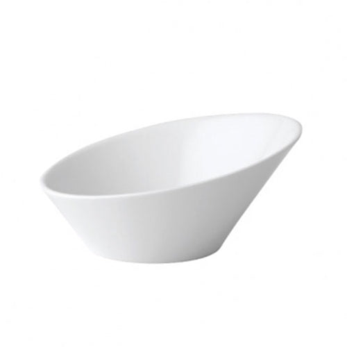 Continental China Fusion Bevel Bowl, 8.4 oz, White (12-pack) - AB Z03092