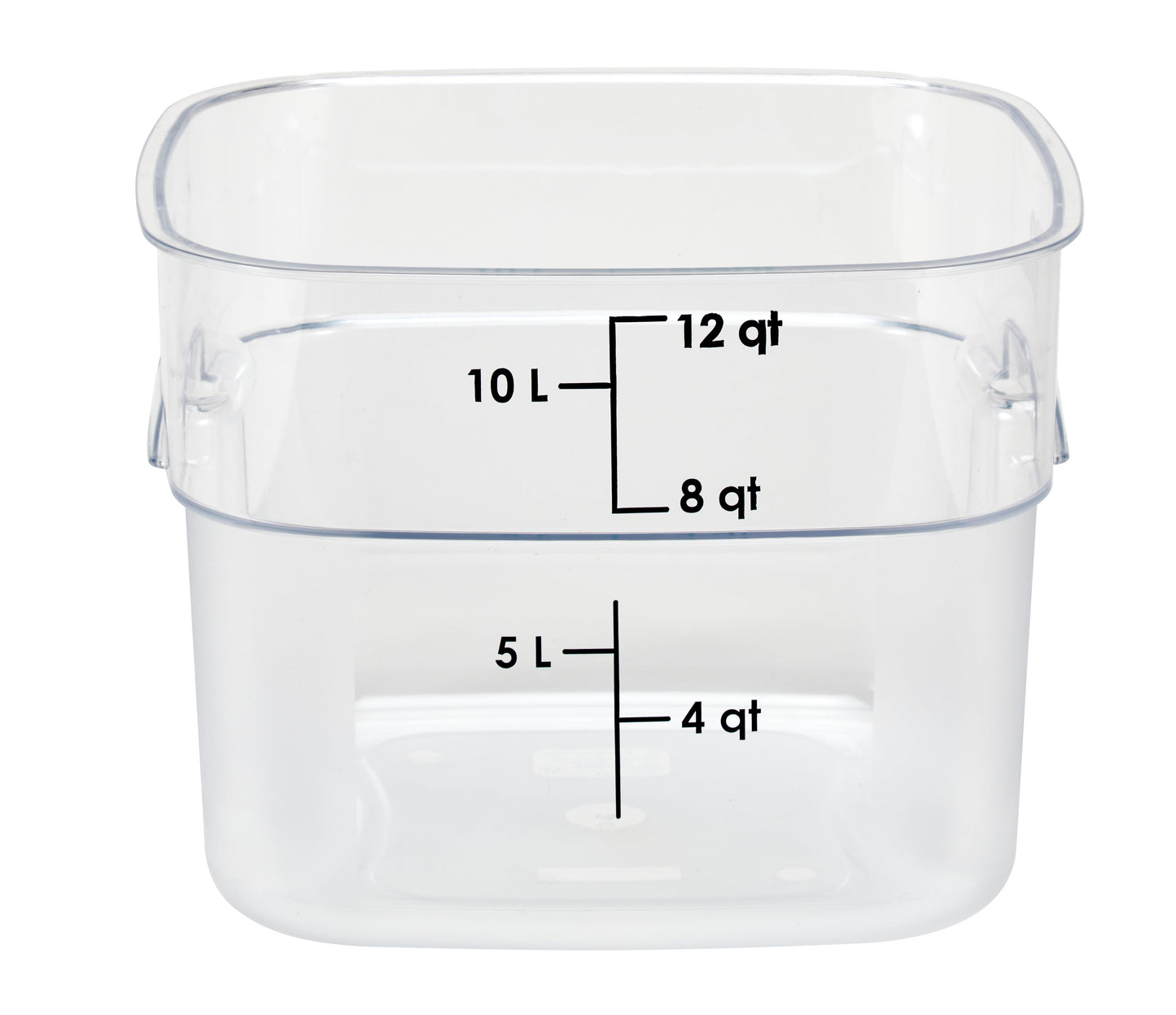 Cambro | Contenant de rangement CamSquare FreshPro, 12 pintes, transparent