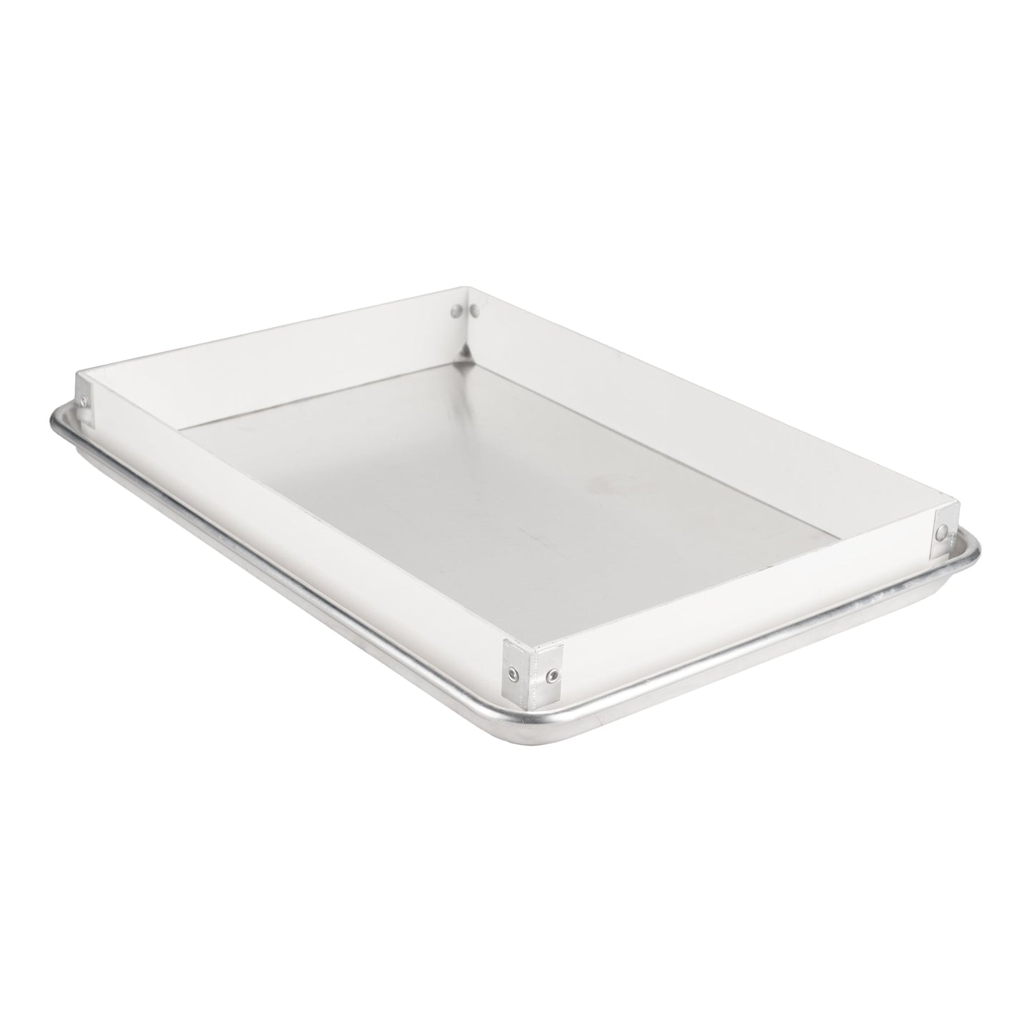 MFG Tray Bun Pan Extender, Full Size, 2" High, White Fibreglass - 176101