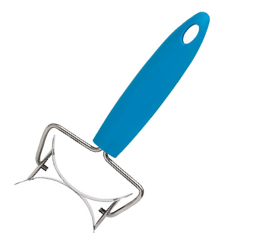 Emporte-pièce circulaire Ateco, diamètre 6,35 cm (2,5 po), acier inoxydable/silicone bleu - 1355