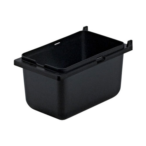 Server Mini Station Slim Fountain Jar, Black, 1/9 Size, 3 1/2" Deep, Black - 87202