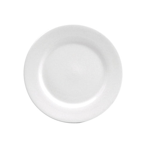 Oneida | Assiette à bords roulés Bright White Ware, 8 po (paquet de 36)