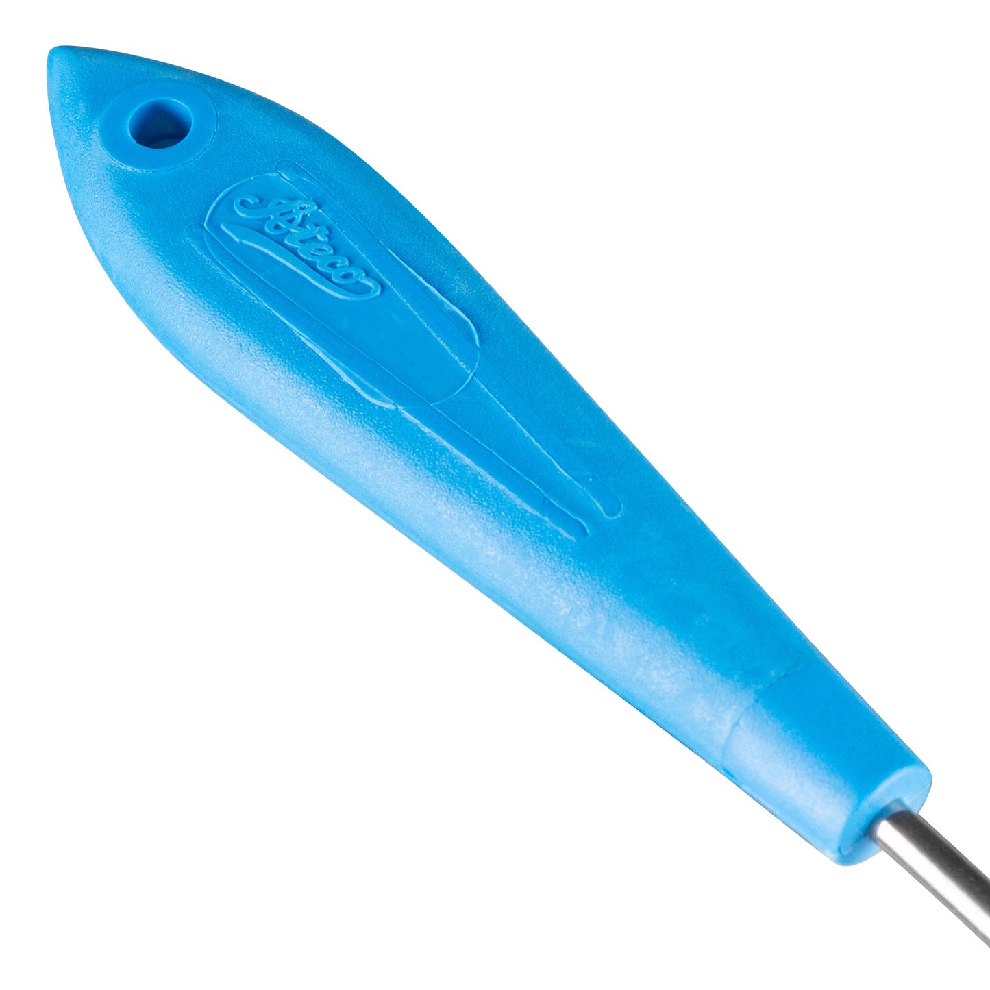 Ateco | Spatule décalée en forme de goutte de thé, lame de 2,5 po, manche en plastique bleu, VENTE FINALE