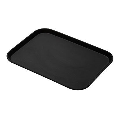 Cambro Camtread Rectangular Tray, 14" x 18", Black - 1418CT110