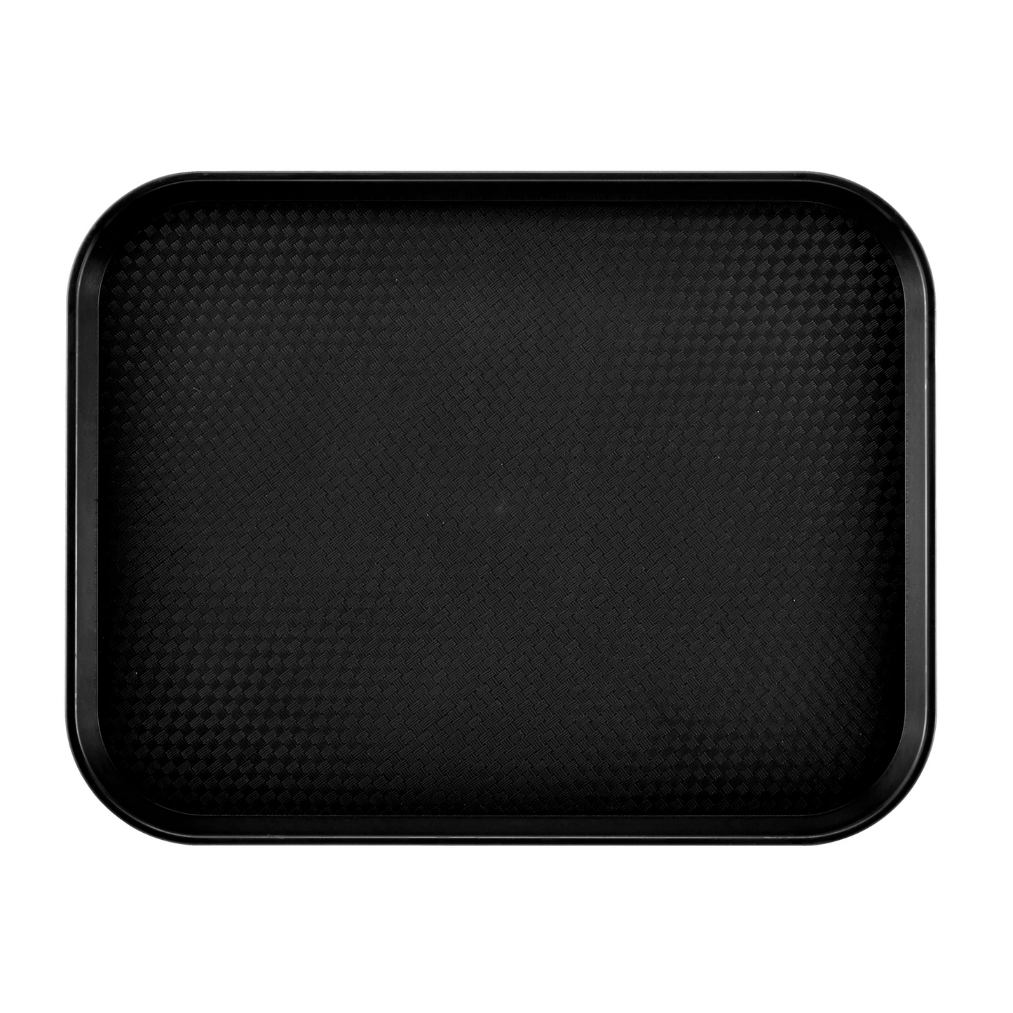 Cambro | Plateau de cafétéria rectangulaire, 14" x 18", noir