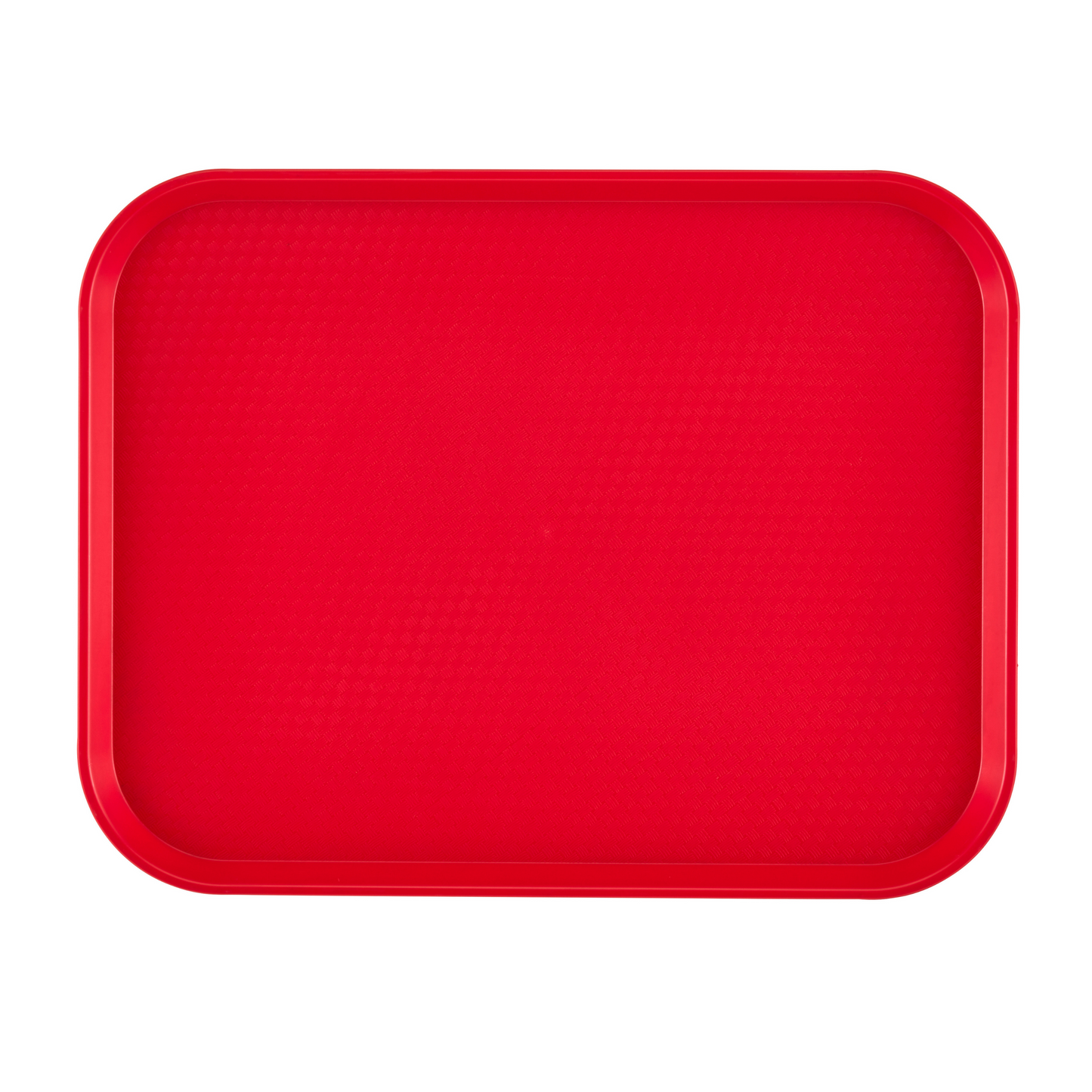 Cambro | Plateau de cafétéria rectangulaire, 14" x 18", rouge