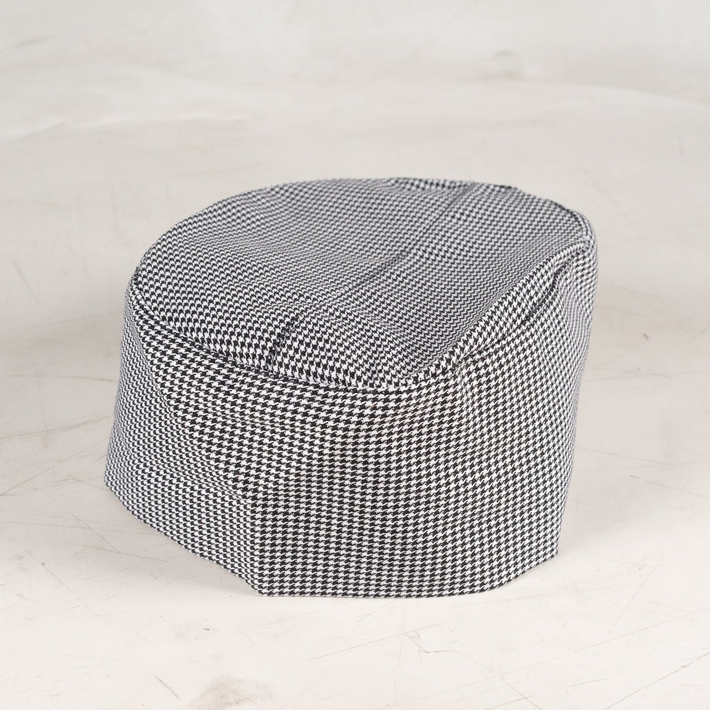 Chef Revival Pillbox Hat, Mesh Top, XLarge, Houndstooth, FINAL SALE - H009-XL