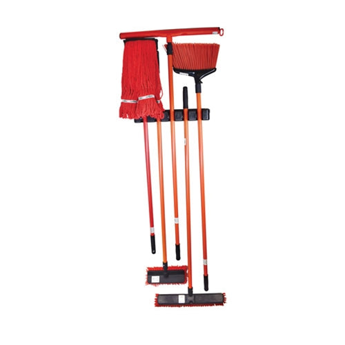 Globe 11 Piece Cleaning Tool Kit with Holder, Red, FINAL SALE - 5017R