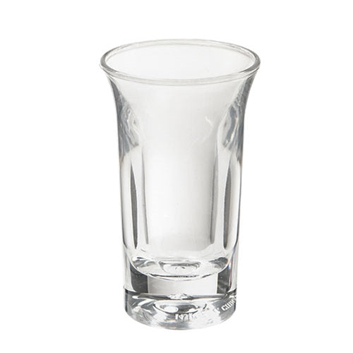 G.E.T. Roc 'N Roll Tall Shot Glass, 1 oz, Clear Plastic (48-pack) - SW-1431-1-CL
