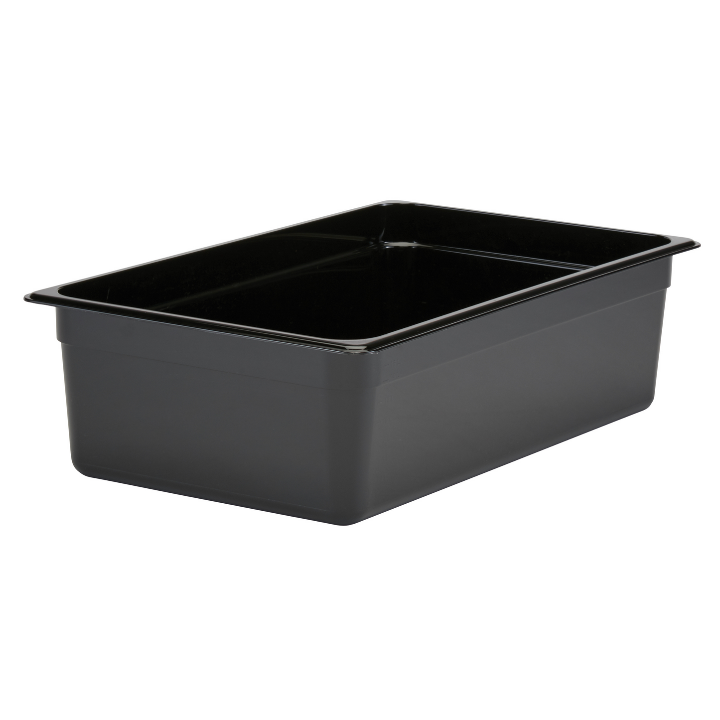 Cambro | Bac gastronome Camwear de pleine grandeur, 6" de profondeur, noir
