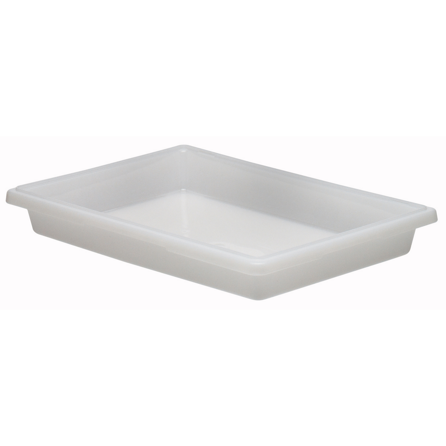 Cambro Poly Full Size Food Storage Box, 3.5" Deep, White - 18263P148