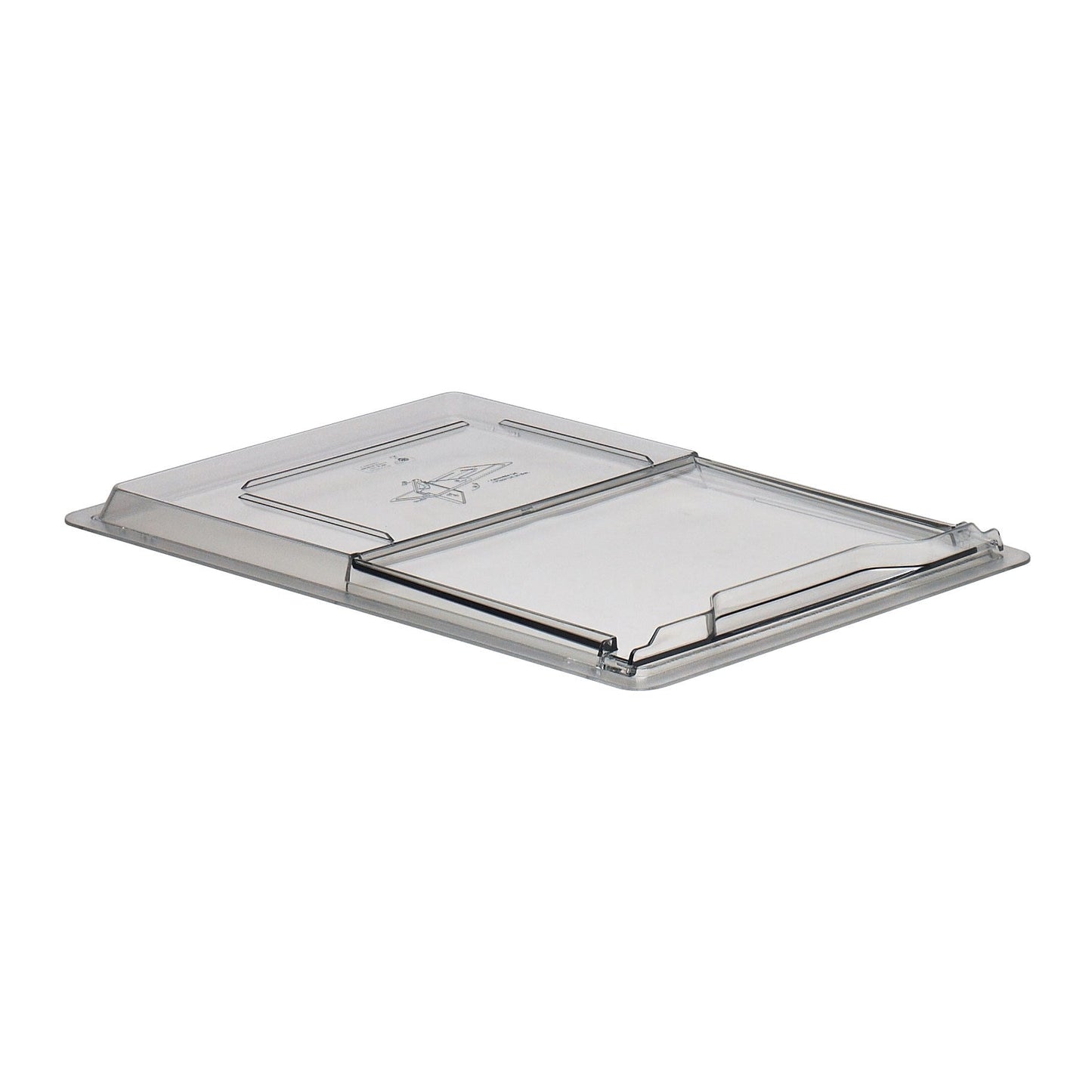 Cambro | Couvercle coulissant pour boîte de rangement Camwear, pleine grandeur, transparent
