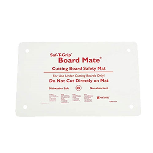 San Jamar Saf-T-Grip Board Mate Cutting Board Safety Mat, 10" x 16" - CBM1016