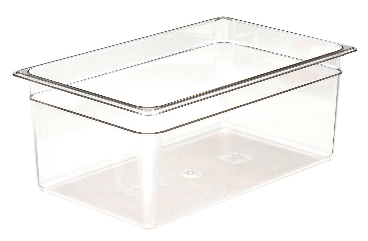 Cambro | Bac gastronome Camwear de pleine grandeur, 8" de profondeur, transparent