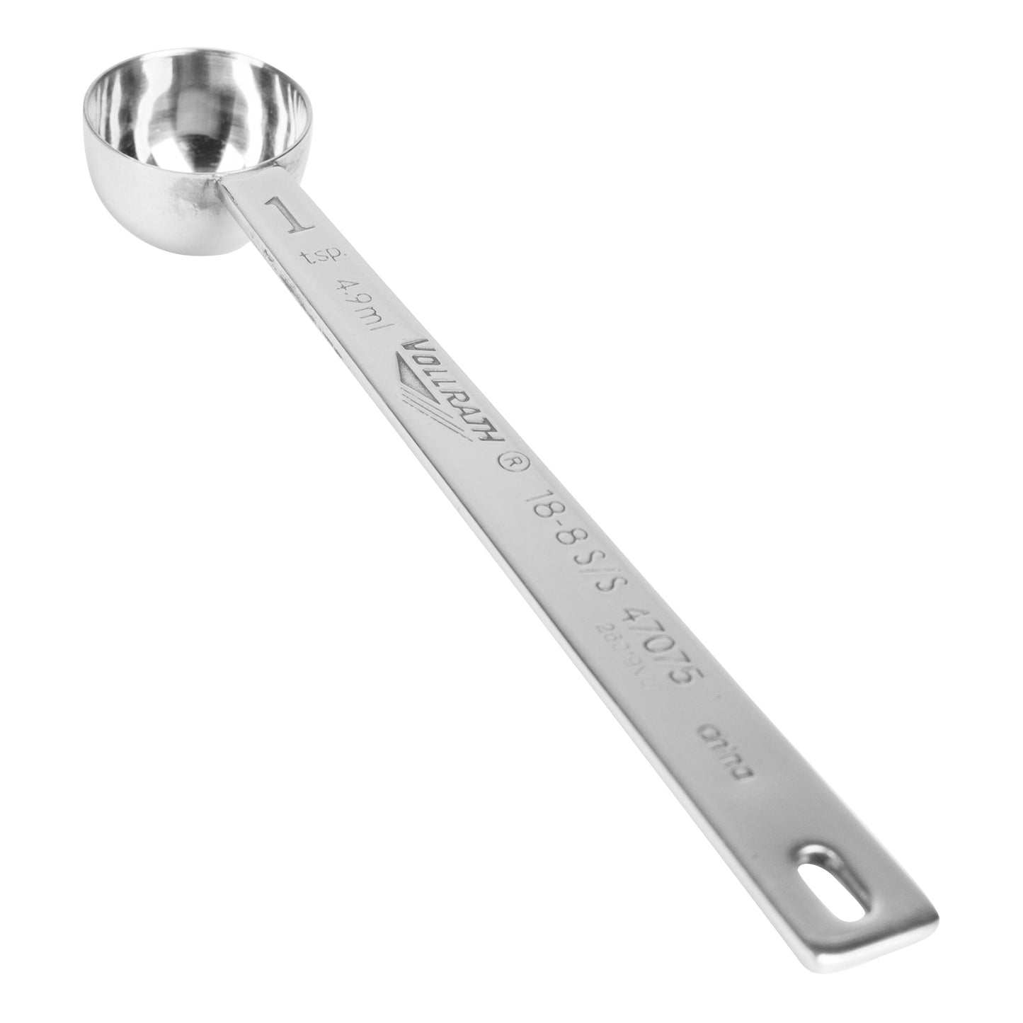 Vollrath Heavy Duty Measuring Spoon, 1 tsp, Stainless Steel - 47075