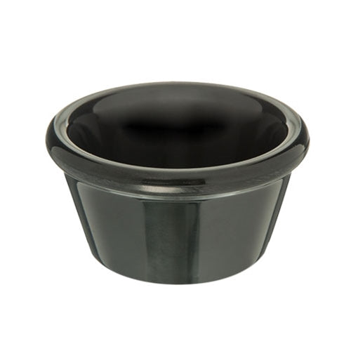 Carlisle Smooth Ramekin, 2 oz, Melamine, Black - S852 BLACK