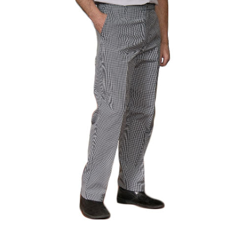 Premium Uniforms Chef Pants w Dome Closure, 36" Waist, Woven Check, FINAL SALE - 3070(CHECK-36)
