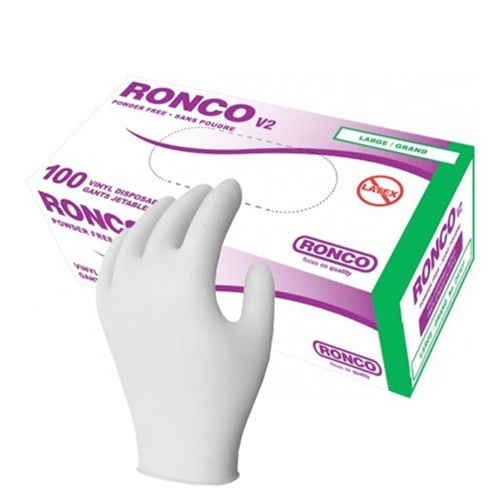Ronco Vinyl Disposable Gloves, Small (100-pack), FINAL SALE - 223CF