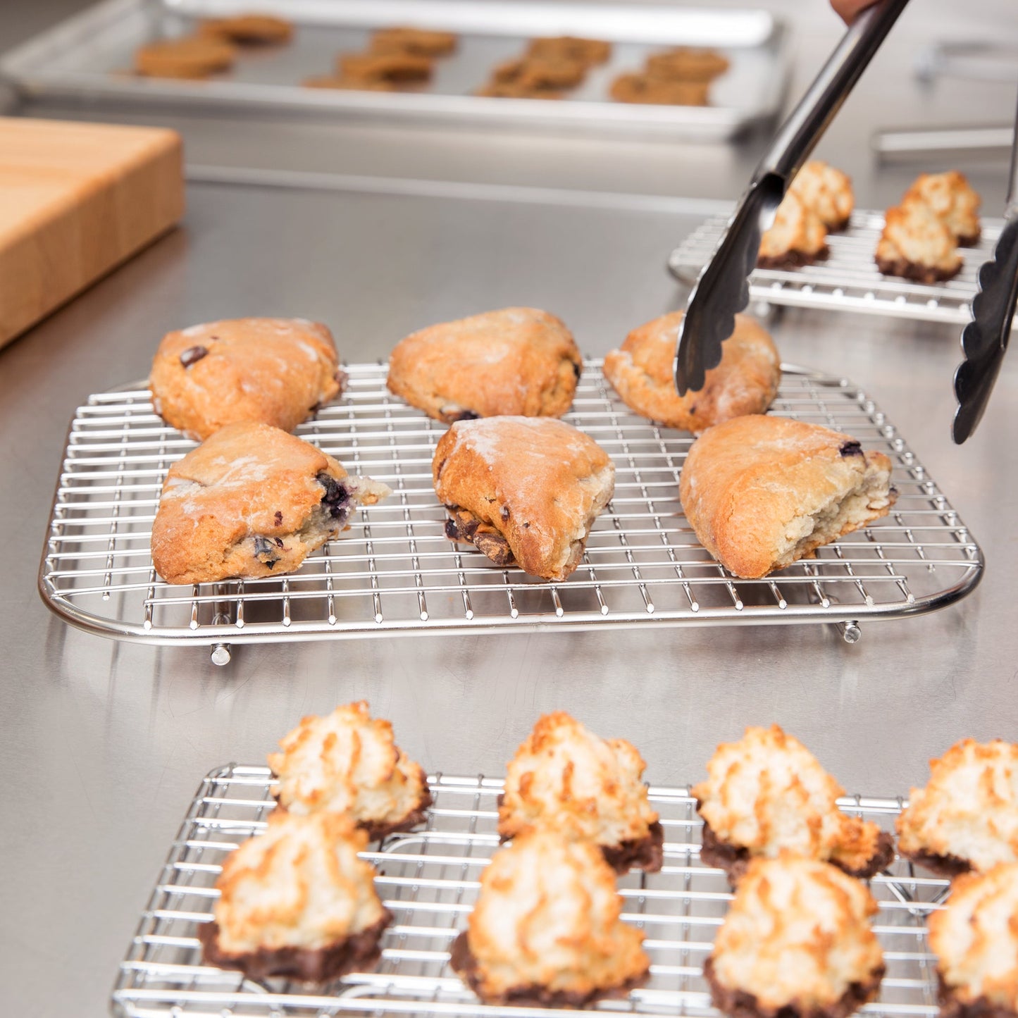 Vollrath | Grille en fil de cuisson Super Pan V, demi-taille, acier inoxydable