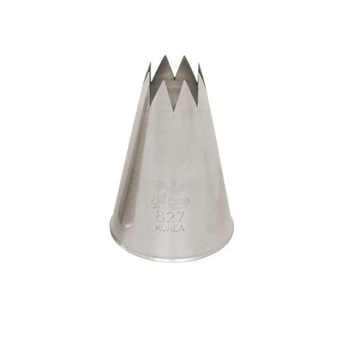 Ateco Open Star Piping Tip, 827, Stainless Steel 827 – Russell