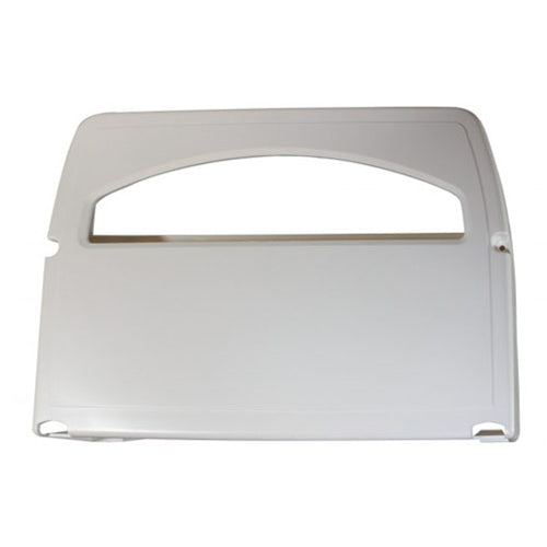 Globe | Toilet Seat Cover Dispenser, Wall-Mountable, Plastic, White - ChefEquipment.com