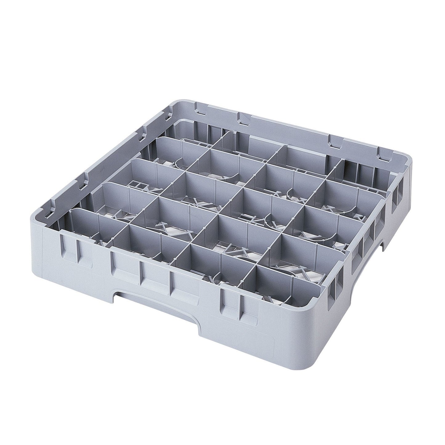 Cambro Camrack Cup Rack, 20 Compartment, 2 5/8" Height, Grey - 20C258151