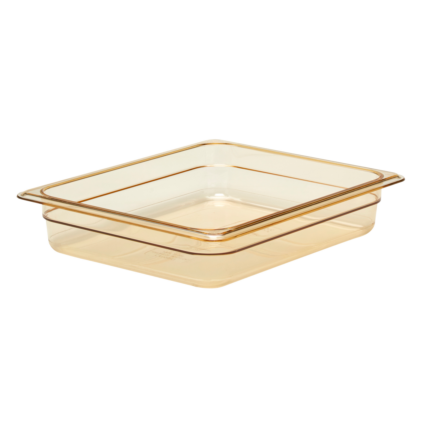 Cambro High Heat Half Size Food Pan, 2.5" Deep, Amber - 22HP150