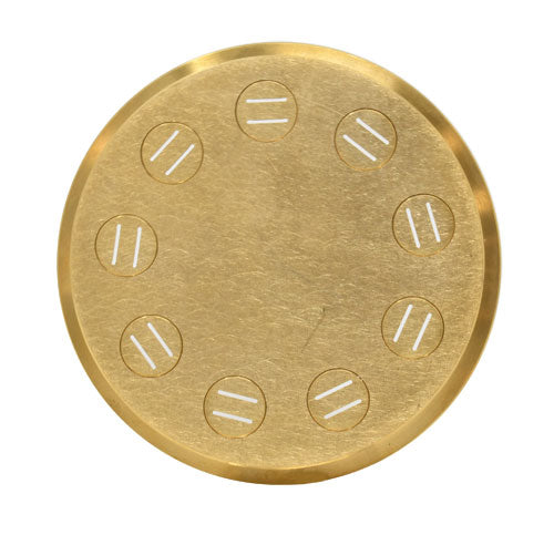 Omcan | Matrice Fettuccine pour extrudeuse de pâtes TRD110, laiton