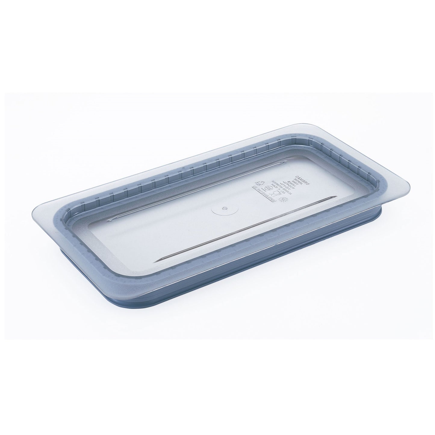 Cambro | Couvercle GripLid pour bac gastronome Camwear, taille 1/3, transparent