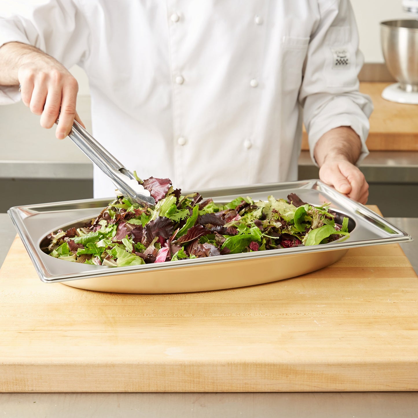 Vollrath | Plat de forme ovale pleine grandeur Super Pan, 2,5 po de profondeur, acier inoxydable de calibre 22