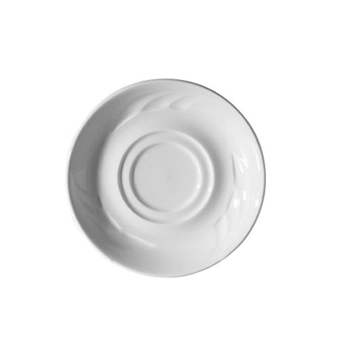 Continental China | Soucoupe à double puits Everest, 6 po, blanc (paquet de 24)