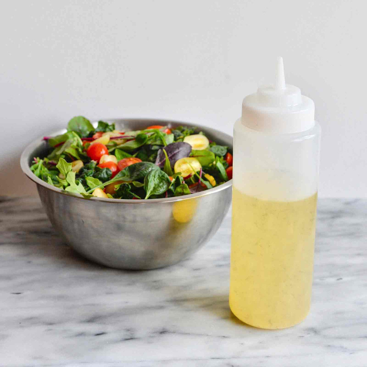 TableCraft WideMouth Squeeze Bottle, 16 oz, 4.2mm Tip Opening, Clear - 31763C