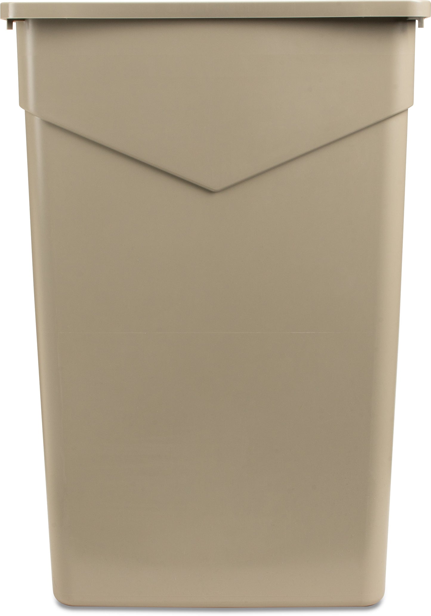 Carlisle TrimLine Rectangle Waste Container, 23 Gallon, Beige - 34202306