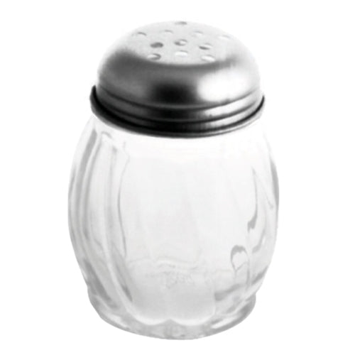 Johnson Rose Cheese Shaker, 6 oz, Stainless Steel/Glass, FINAL SALE - 6816