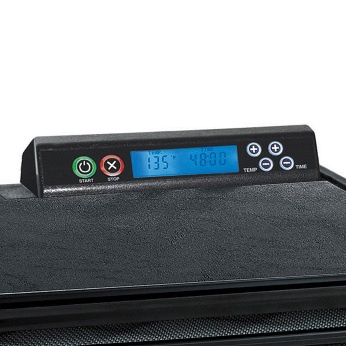 Excalibur Deluxe Digital Dehydrator with Timer, 5 Trays, Clear Door, Black, 120V - 3548CDB