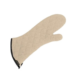 San Jamar Heavy Duty Terry Cloth Oven Mitts, 17", Natural - 817TM