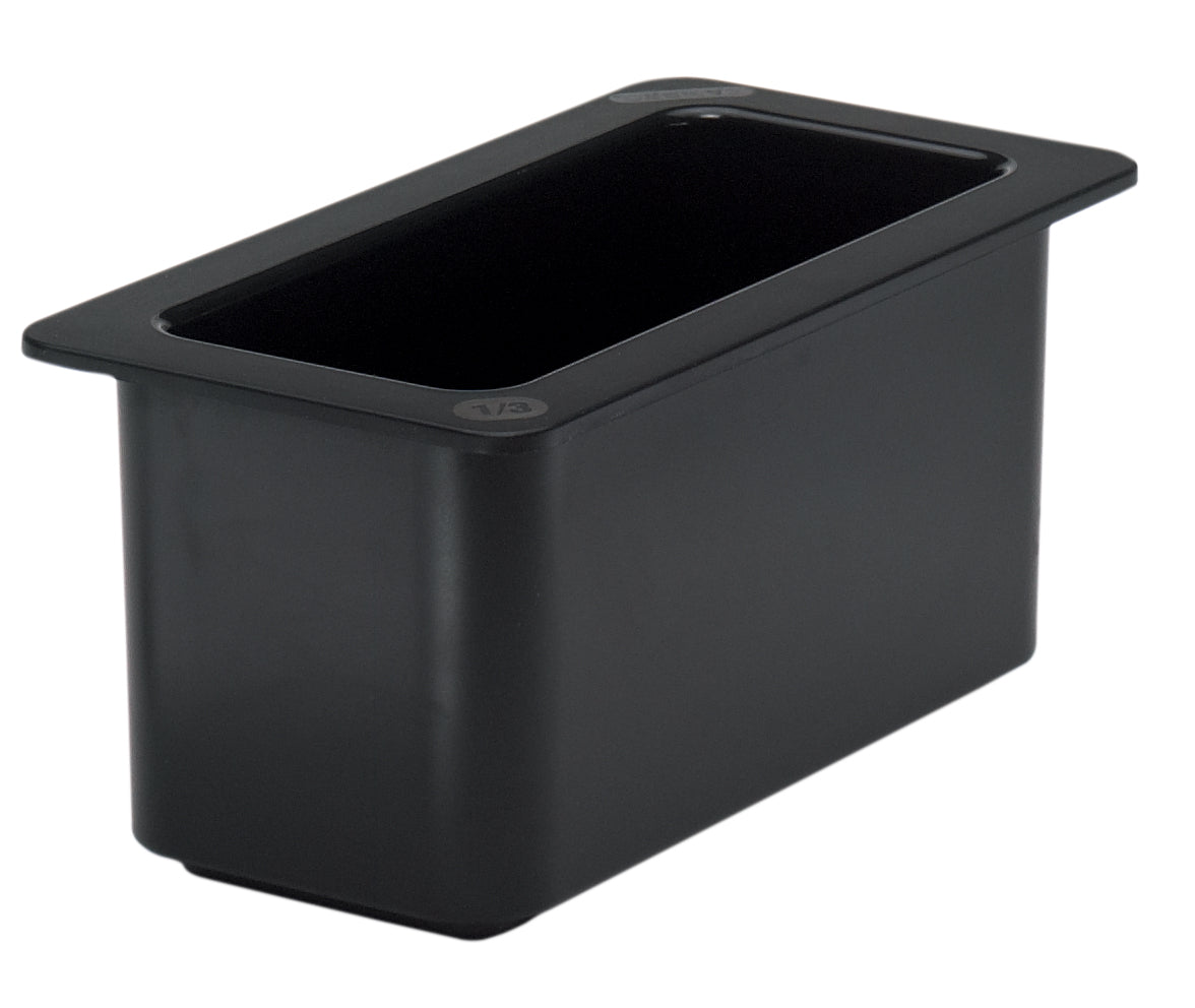 Cambro ColdFest Insulated Food Pan, 1/3 Size, Black - 36CF110