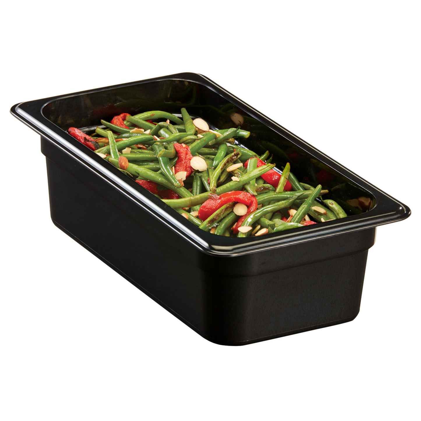 Cambro High Heat 1/3 Size Food Pan, 6" Deep, Black - 36HP110