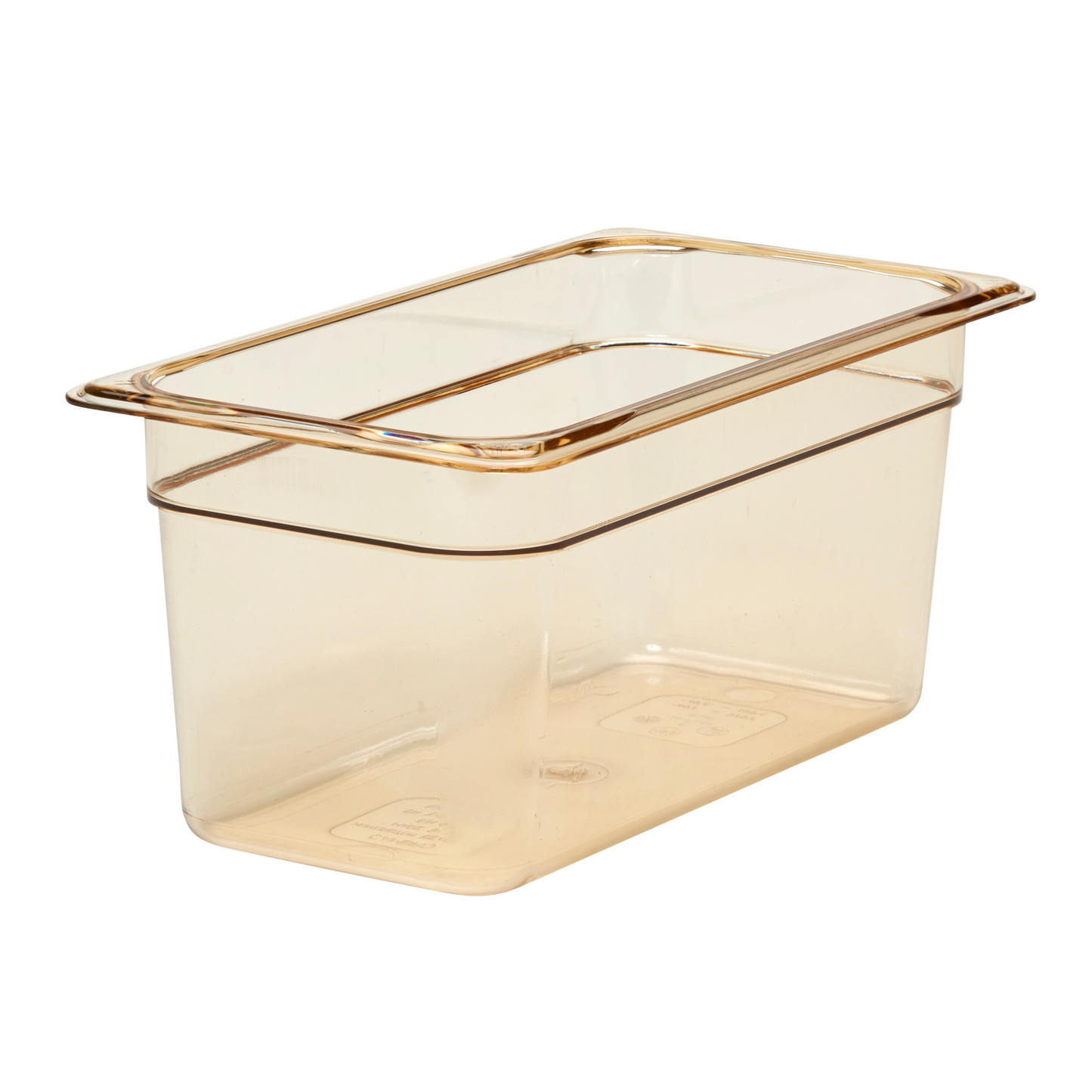 Cambro High Heat 1/3 Size Food Pan, 6" Deep, Amber - 36HP150